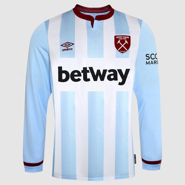 Tailandia Camiseta West Ham United 2ª ML 2021-2022